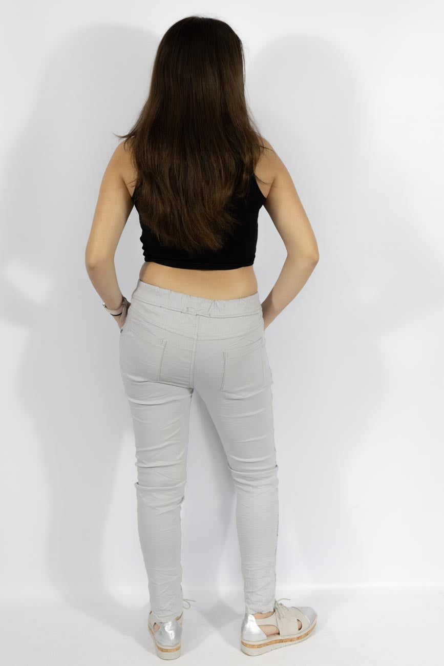 Wild Blossom Grey Pants