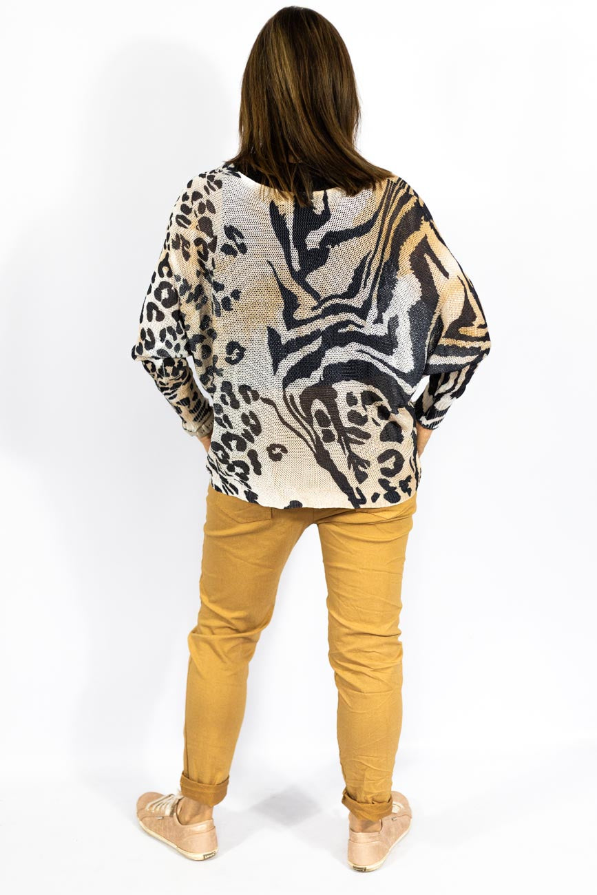 Golden Wild Viscose Knit