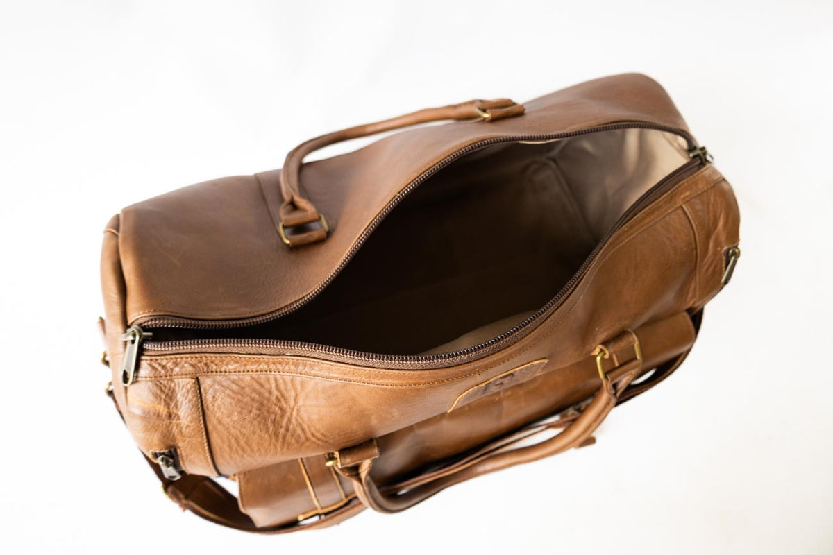 Hudson Leather Travel Bag