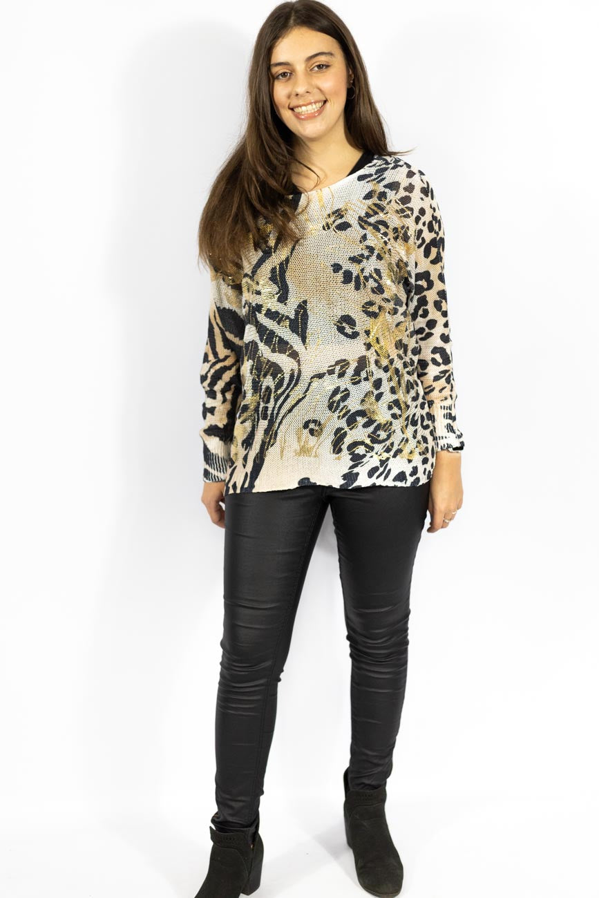 Golden Wild Viscose Knit