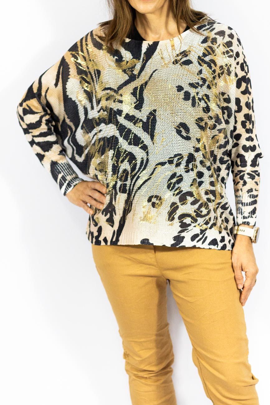 Golden Wild Viscose Knit
