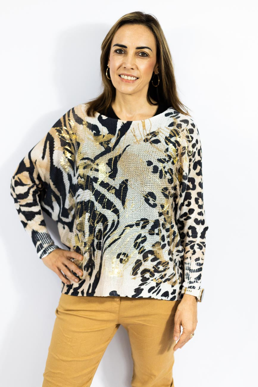 Golden Wild Viscose Knit