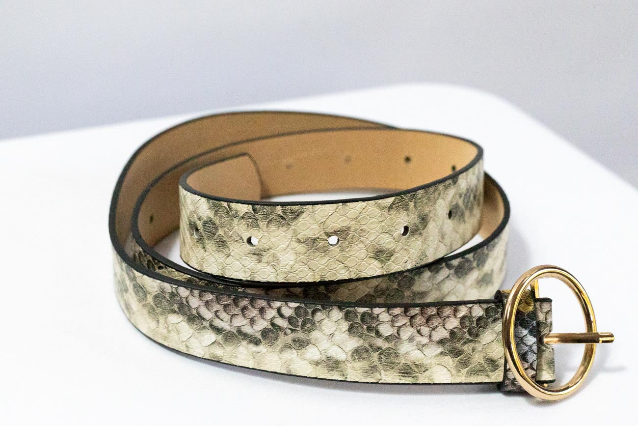 Snakeskin Belt