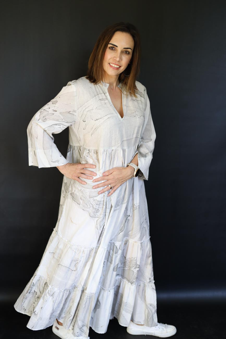 Bohemian Tiered Long Dress