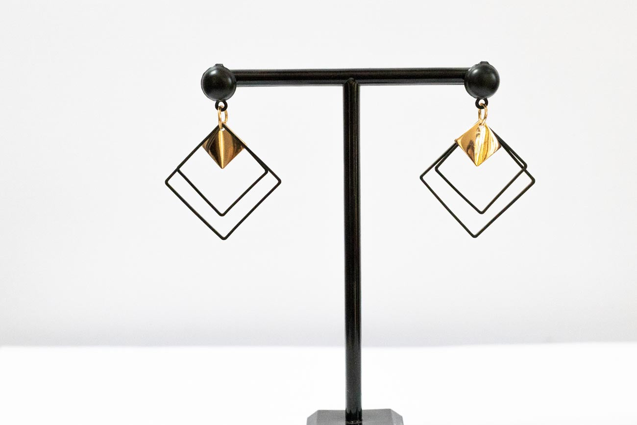 Geometric Drop Earrings