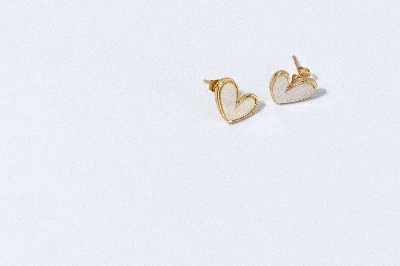 Heart Stud Earrings