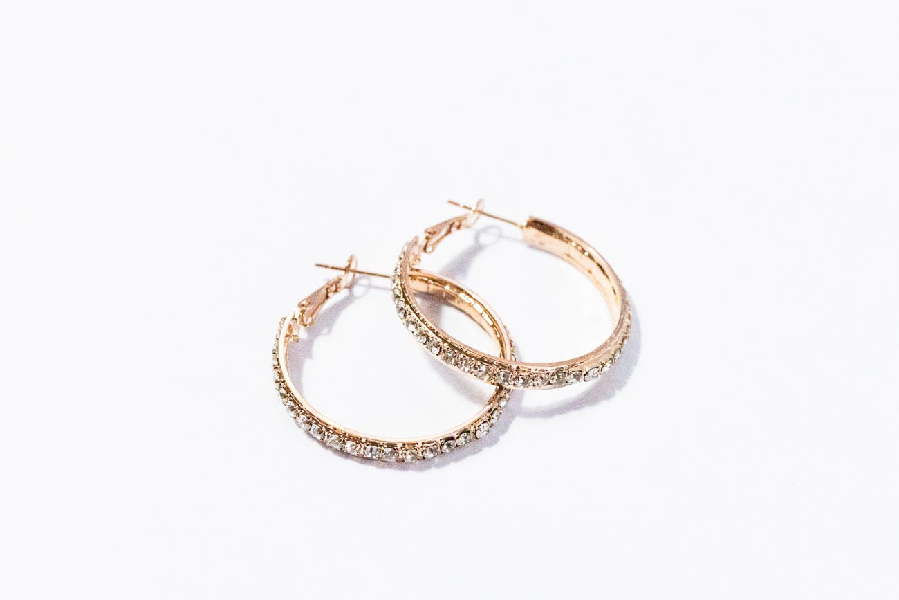 Rose Gold Hoop Earrings