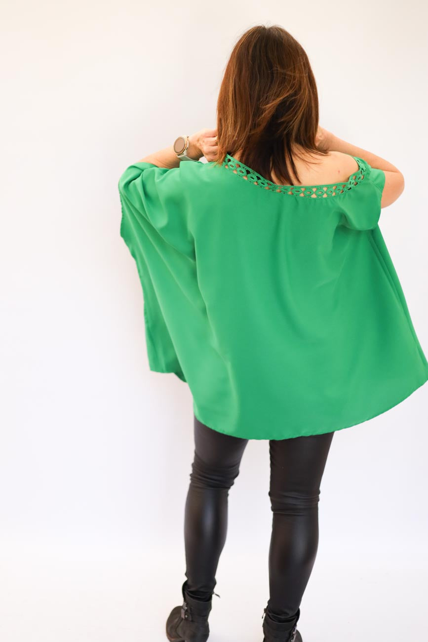 Asymmetrical Off-Shoulder Blouse