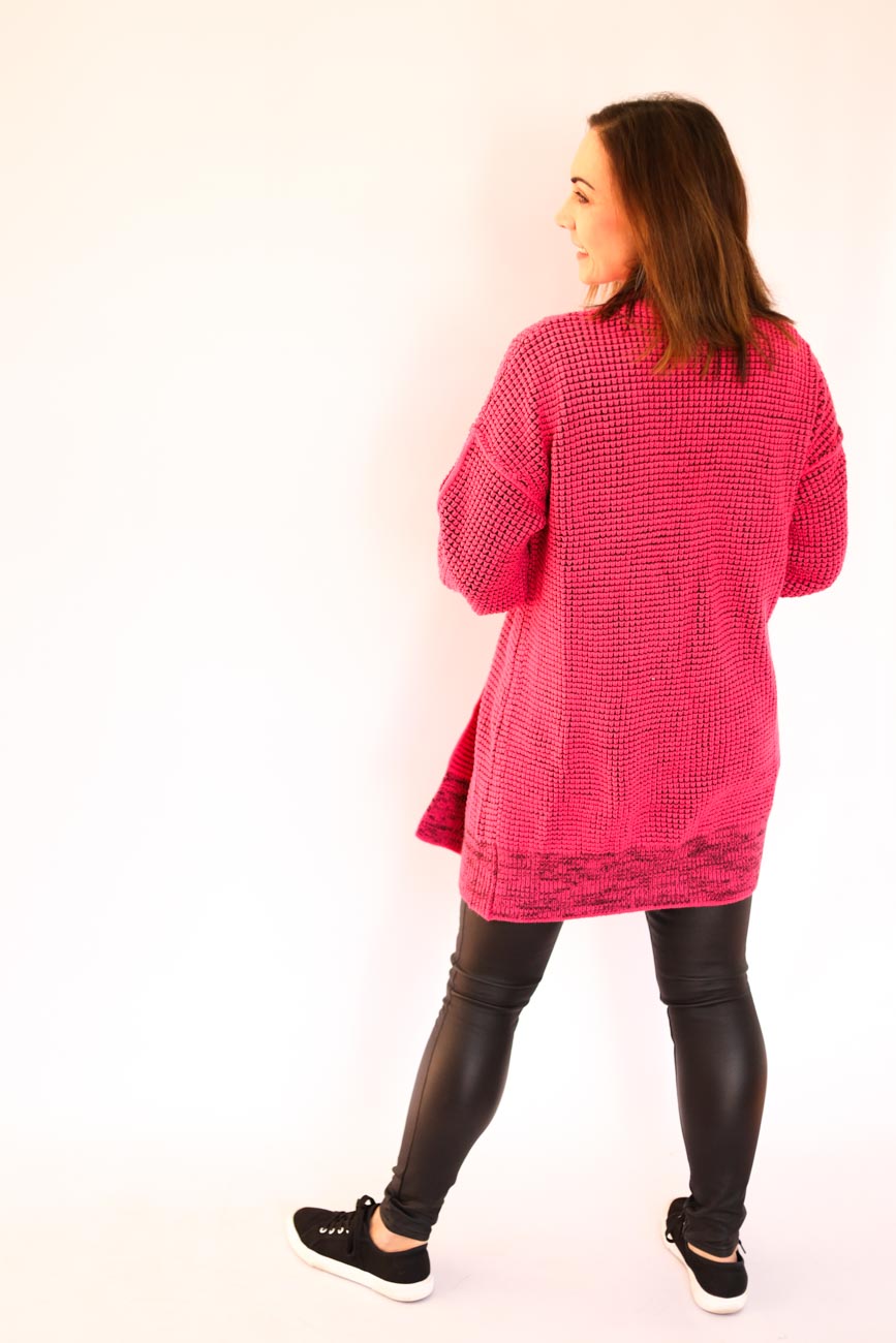 Chunky Knit Open-Front Cardigan