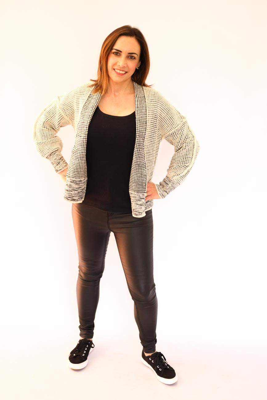 Lightweight Knit Open Cardigan