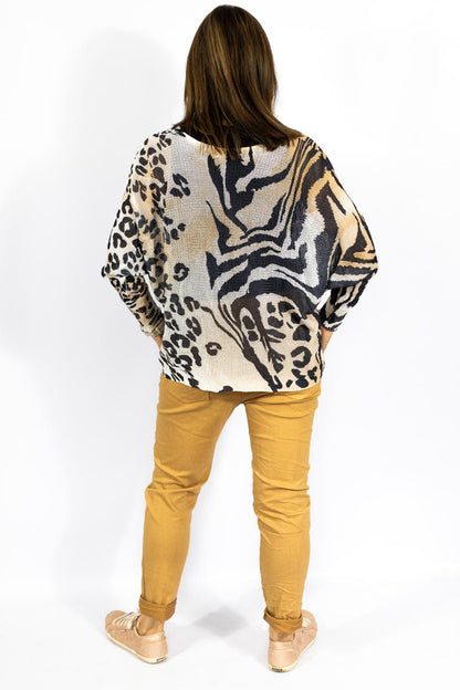 Golden Wild Viscose Knit