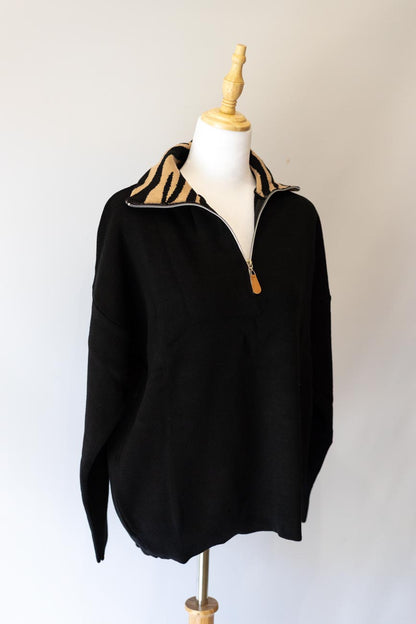 Black Knit Jumper