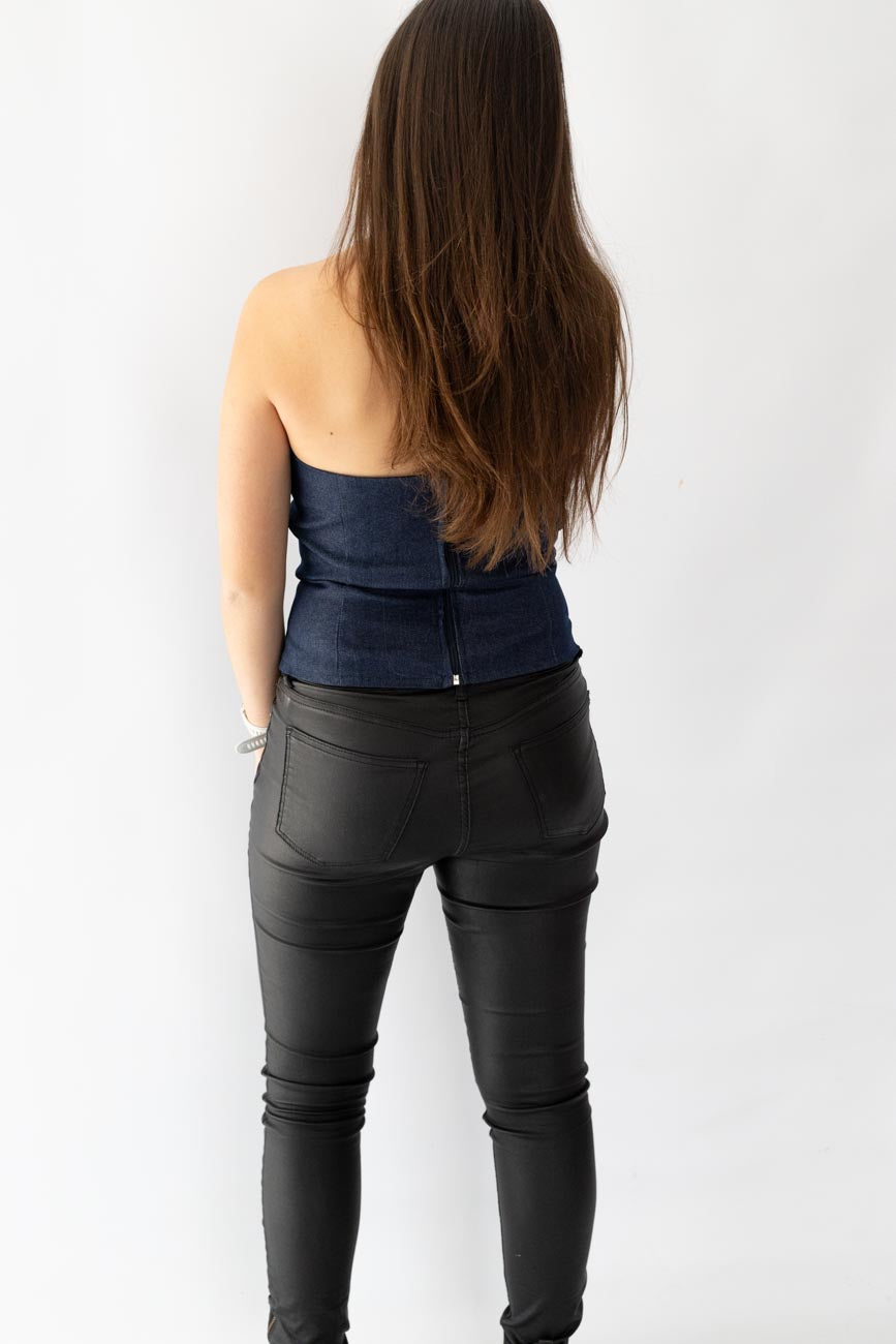Denim Corset
