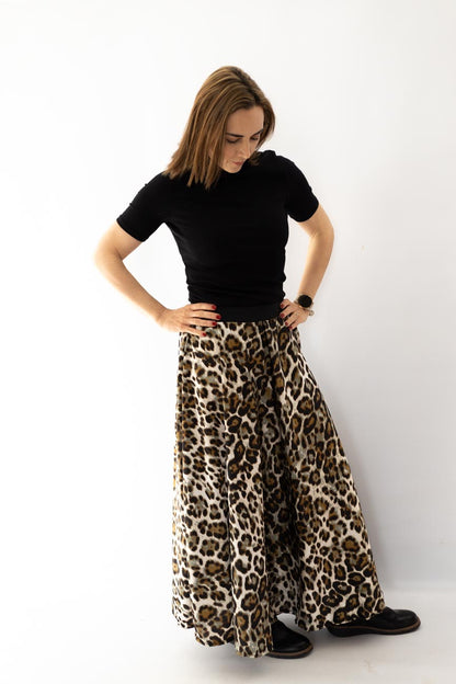 Leopard Luxe Maxi Skirt