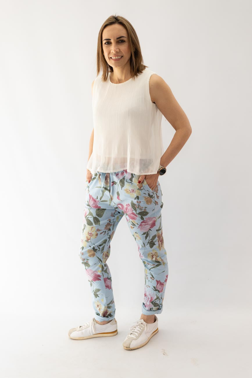 Floral Print Pants