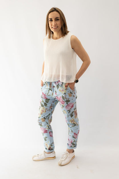 Floral Print Pants