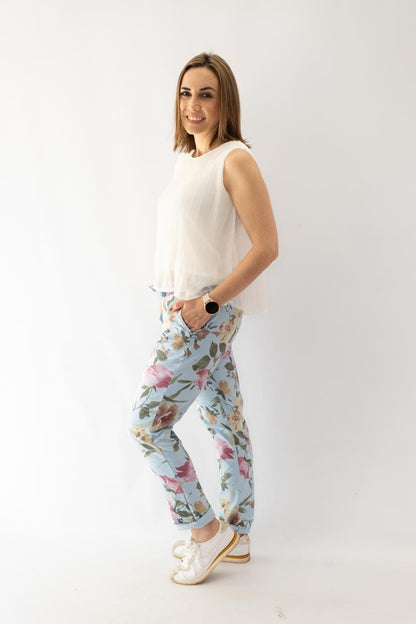 Floral Print Pants