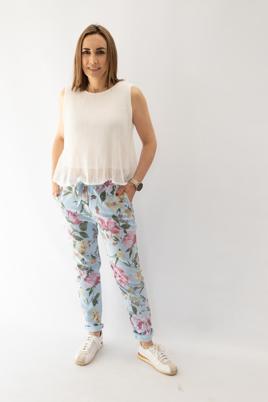 Floral Print Pants