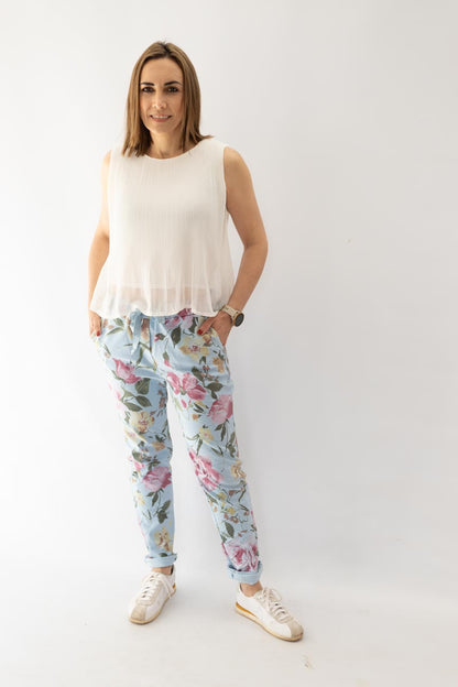 Floral Print Pants