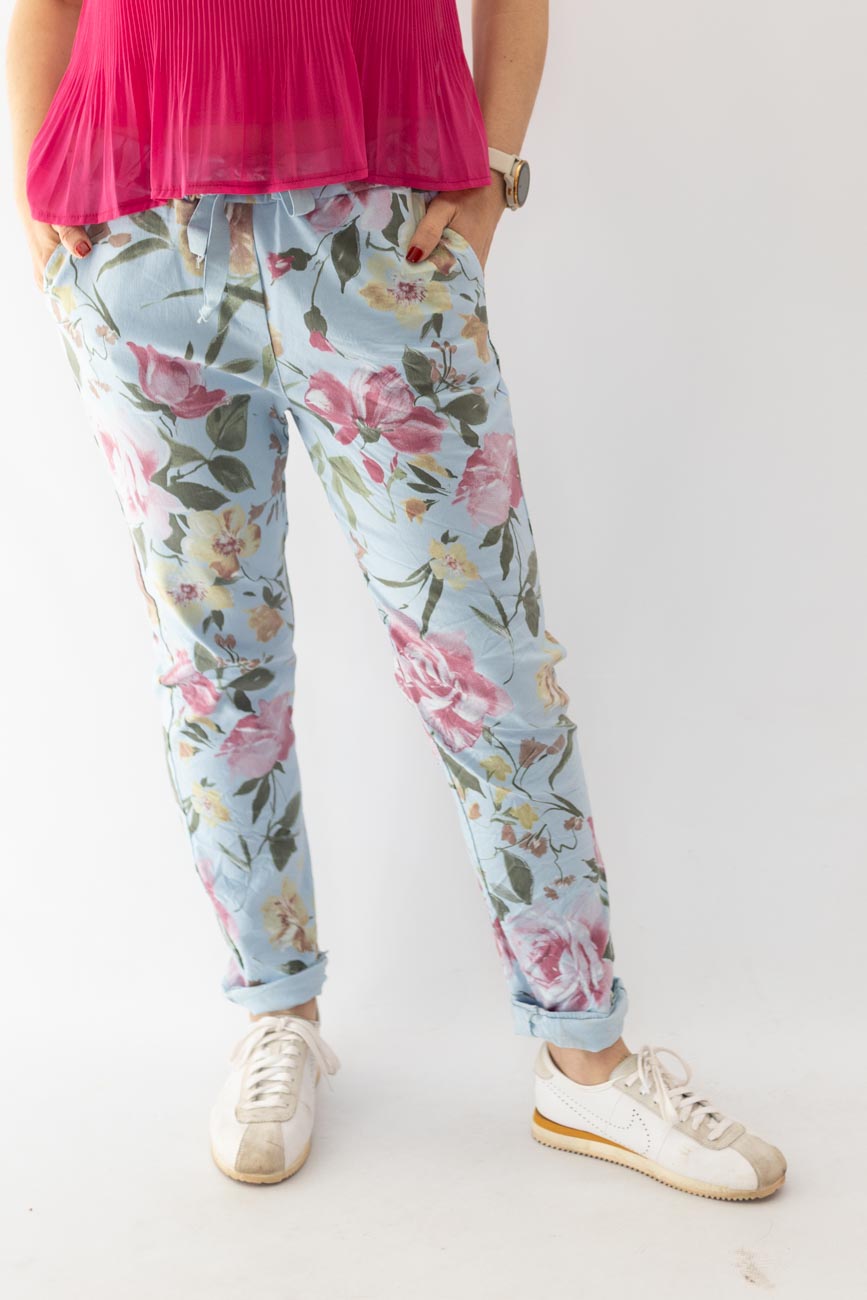 Floral Print Pants
