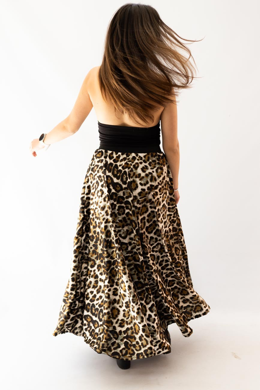 Leopard Luxe Maxi Skirt