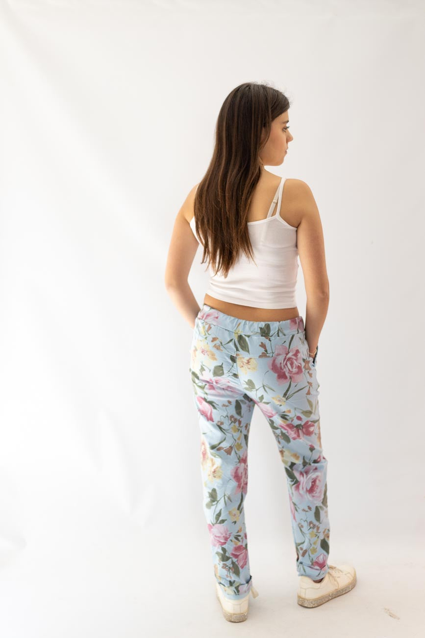 Floral Print Pants