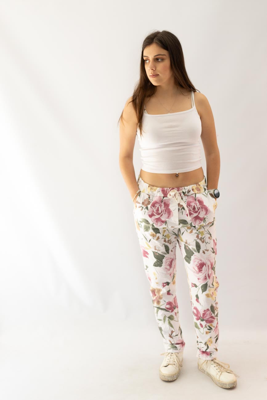 Floral Print Pants