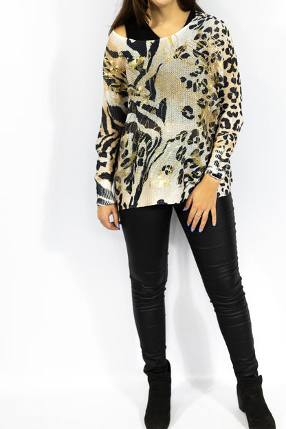Golden Wild Viscose Knit