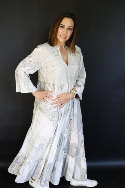 Bohemian Tiered Long Dress