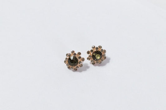 Crystal Cluster Stud Earrings