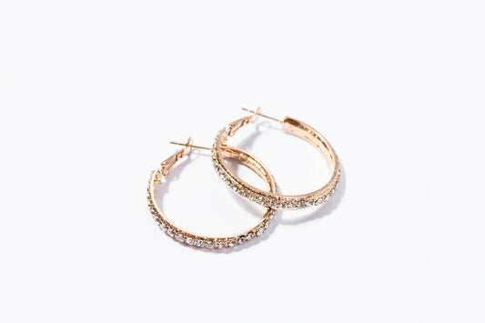 Rose Gold Hoop Earrings