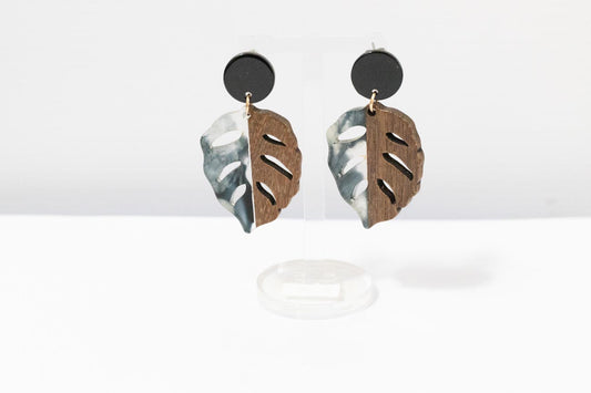 Split Leaf Earrings