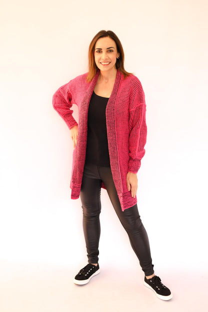 Chunky Knit Open-Front Cardigan