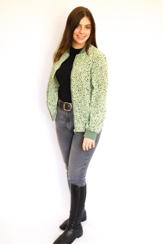 Floral Bomber Jacket